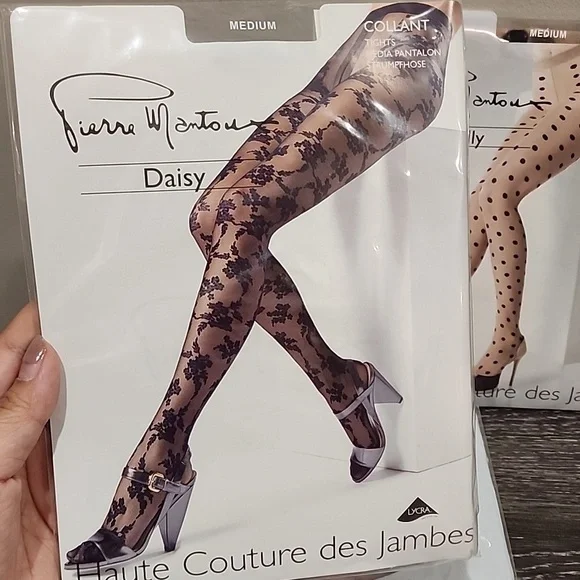 Pierre Mantoux Medium Patterned Tights Set - Picture 2 of 9